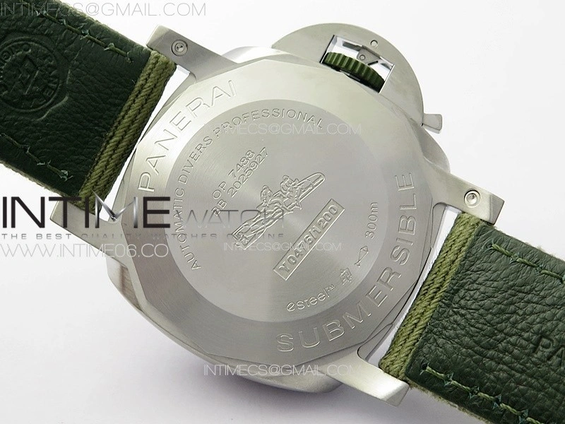 PAM1287 Y VSF 1:1 Best Edition Green Dial on Green Leather Strap P.900 Super Clone